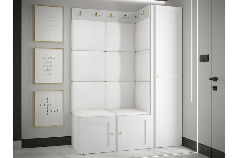 Dunvegan Highboard White - Säilytys - Kaappi - Säilytyskaappi