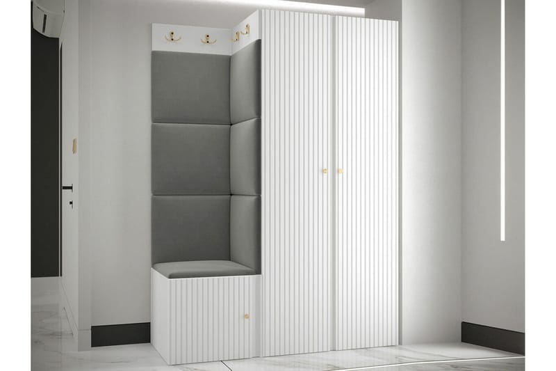 Dunvegan Highboard White - Säilytys - Kaappi - Säilytyskaappi