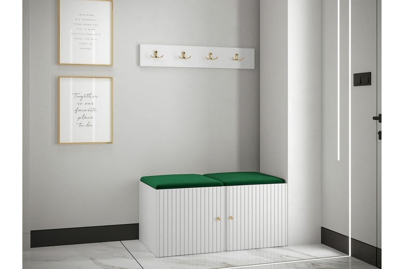 Dunvegan Highboard White - Säilytys - Kaappi - Säilytyskaappi