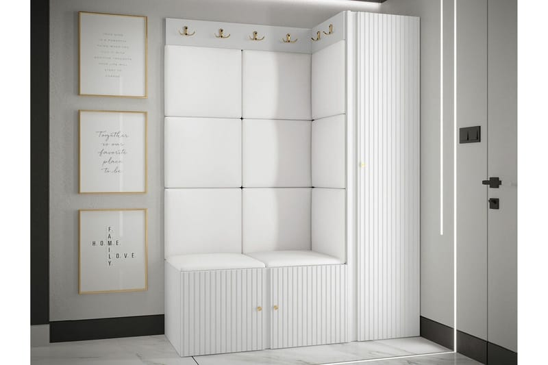 Dunvegan Highboard White - Säilytys - Kaappi - Säilytyskaappi