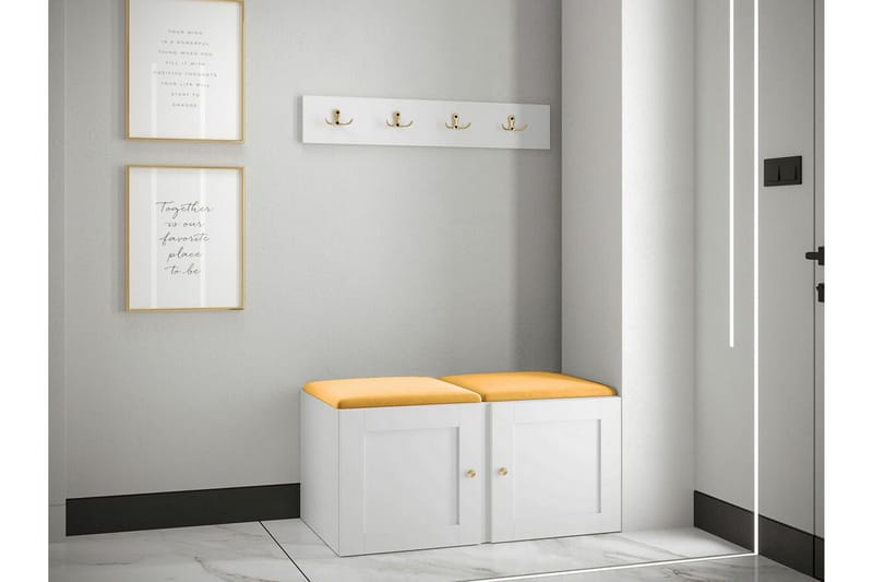 Dunvegan Highboard White - Säilytys - Kaappi - Säilytyskaappi