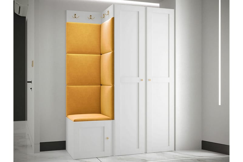 Dunvegan Highboard White - Säilytys - Kaappi - Säilytyskaappi