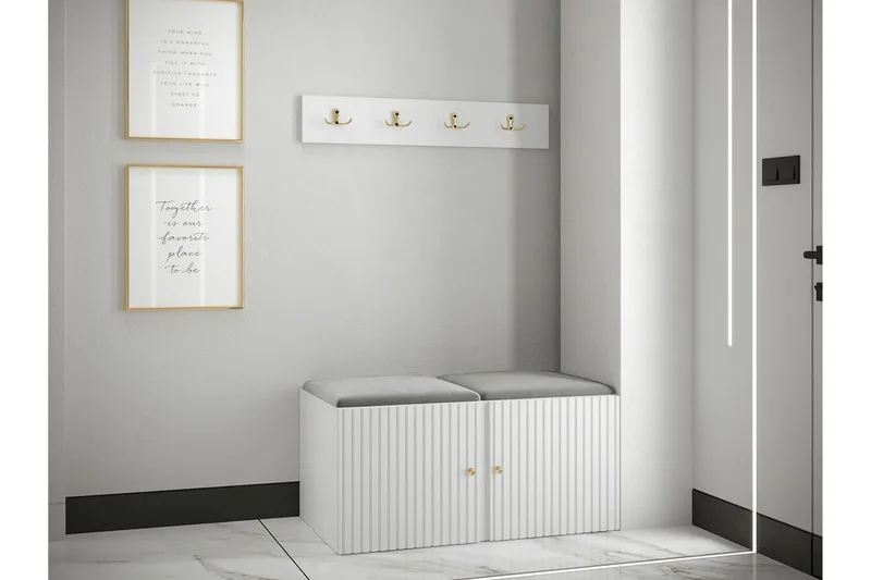 Dunvegan Highboard White - Säilytys - Kaappi - Säilytyskaappi