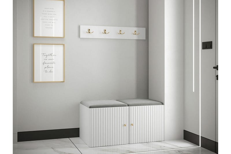 Dunvegan Highboard White - Säilytys - Kaappi - Säilytyskaappi