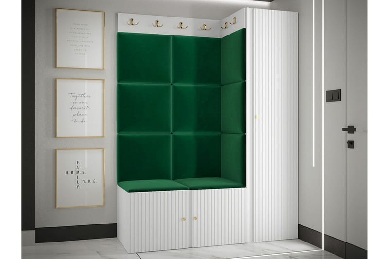 Dunvegan Highboard White - Säilytys - Kaappi - Säilytyskaappi