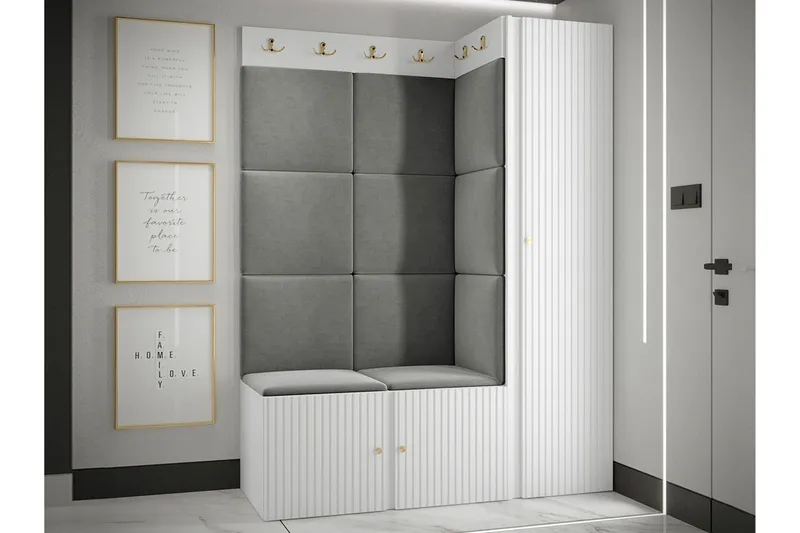 Dunvegan Highboard White - Säilytys - Kaappi - Säilytyskaappi