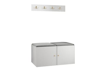 Dunvegan Highboard White - Säilytys - Kaappi - Säilytyskaappi