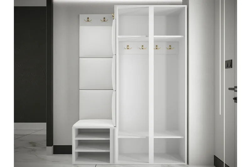 Dunvegan Highboard White - Säilytys - Kaappi - Säilytyskaappi