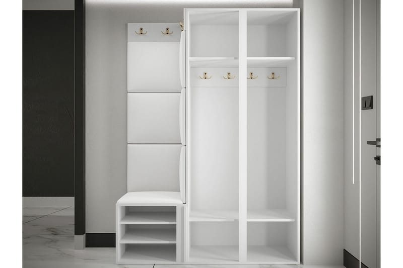 Dunvegan Highboard White - Säilytys - Kaappi - Säilytyskaappi