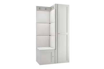 Dunvegan Highboard White - Säilytys - Kaappi - Säilytyskaappi