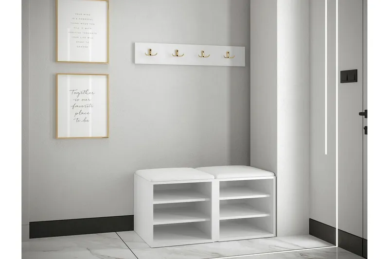 Dunvegan Highboard White - Säilytys - Kaappi - Säilytyskaappi