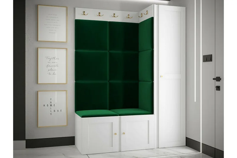 Dunvegan Highboard White - Säilytys - Kaappi - Säilytyskaappi