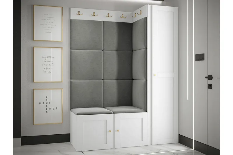 Dunvegan Highboard White - Säilytys - Kaappi - Säilytyskaappi