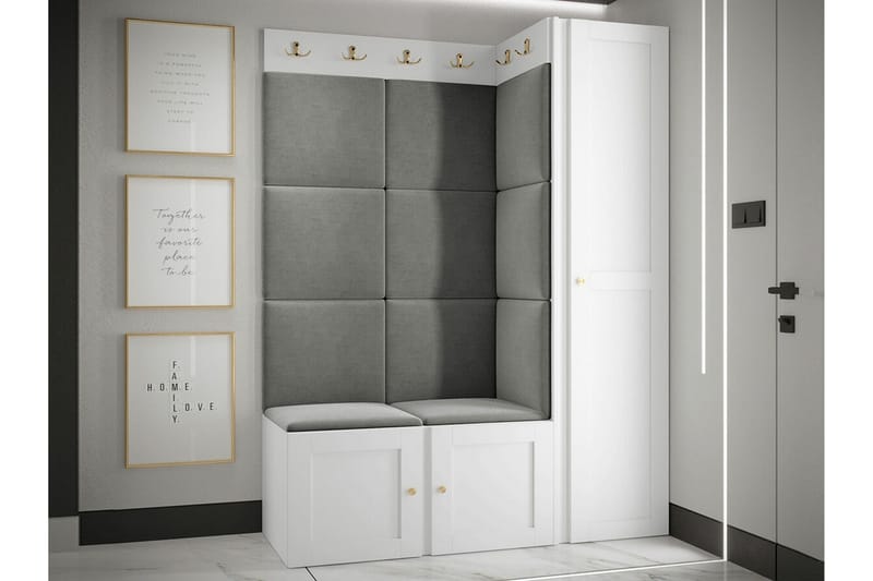 Dunvegan Highboard White - Säilytys - Kaappi - Säilytyskaappi