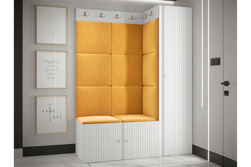 Dunvegan Highboard White - Säilytys - Kaappi - Säilytyskaappi