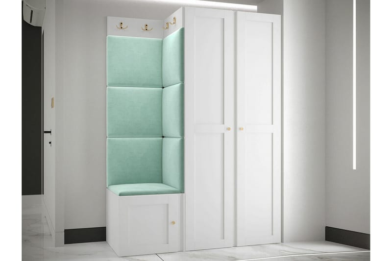 Dunvegan Highboard White - Säilytys - Kaappi - Säilytyskaappi