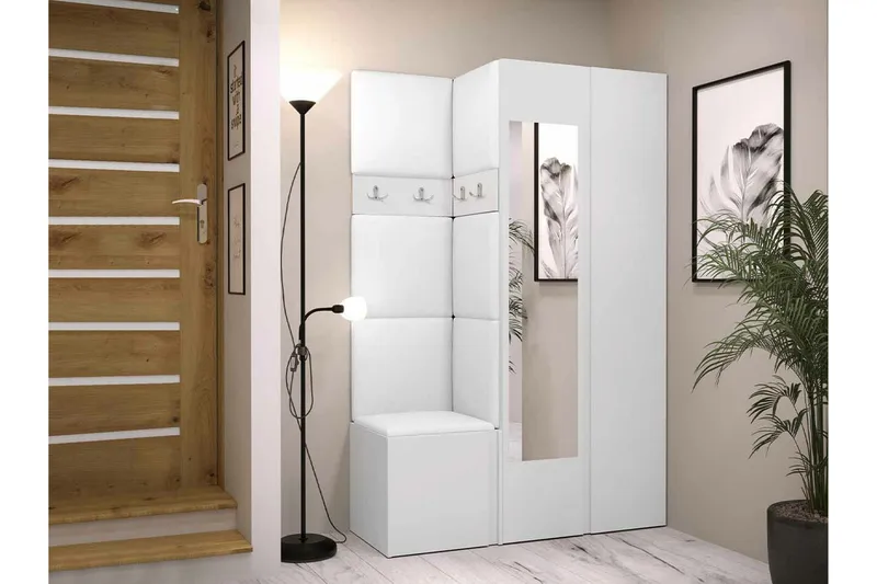 Dunvegan Highboard White - Säilytys - Kaappi - Säilytyskaappi