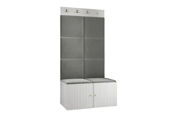 Dunvegan Highboard White - Säilytys - Kaappi - Säilytyskaappi
