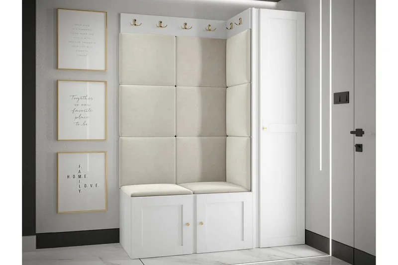 Dunvegan Highboard White - Säilytys - Kaappi - Säilytyskaappi