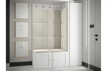 Dunvegan Highboard White - Säilytys - Kaappi - Säilytyskaappi