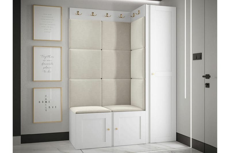 Dunvegan Highboard White - Säilytys - Kaappi - Säilytyskaappi