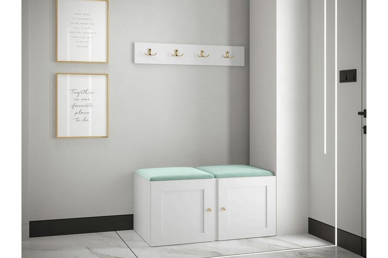 Dunvegan Highboard White - Säilytys - Kaappi - Säilytyskaappi