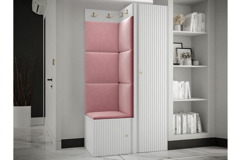 Dunvegan Highboard White - Säilytys - Kaappi - Säilytyskaappi