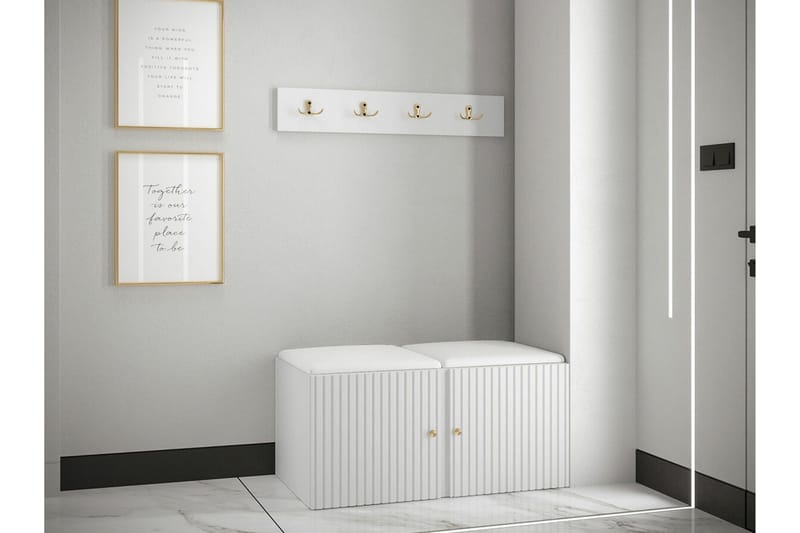 Dunvegan Highboard White - Säilytys - Kaappi - Säilytyskaappi