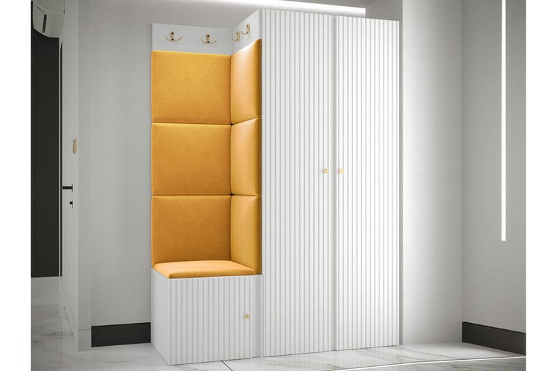 Dunvegan Highboard White - Säilytys - Kaappi - Säilytyskaappi