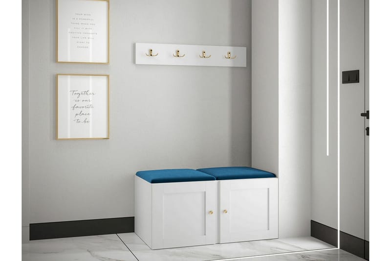 Dunvegan Highboard White - Säilytys - Kaappi - Säilytyskaappi