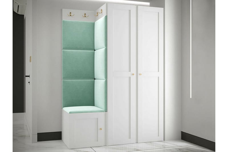 Dunvegan Highboard White - Säilytys - Kaappi - Säilytyskaappi