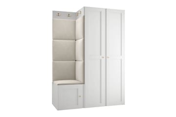 Dunvegan Highboard White - Säilytys - Kaappi - Säilytyskaappi