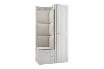 Dunvegan Highboard White - Säilytys - Kaappi - Säilytyskaappi