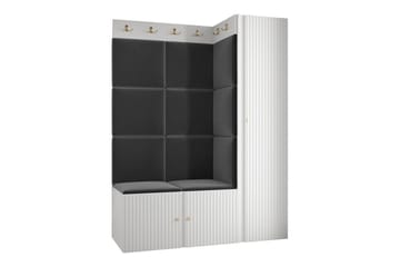 Dunvegan Highboard White - Säilytys - Kaappi - Säilytyskaappi