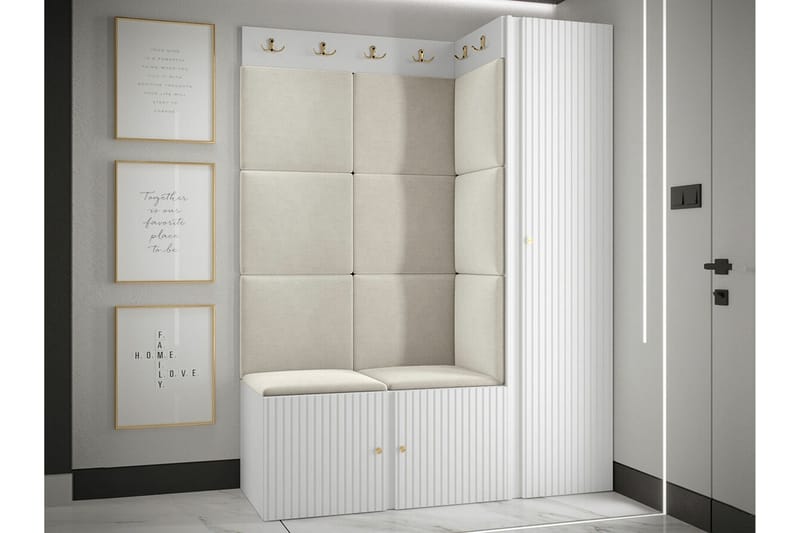 Dunvegan Highboard White - Säilytys - Kaappi - Säilytyskaappi