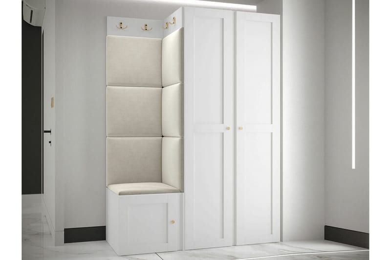 Dunvegan Highboard White - Säilytys - Kaappi - Säilytyskaappi