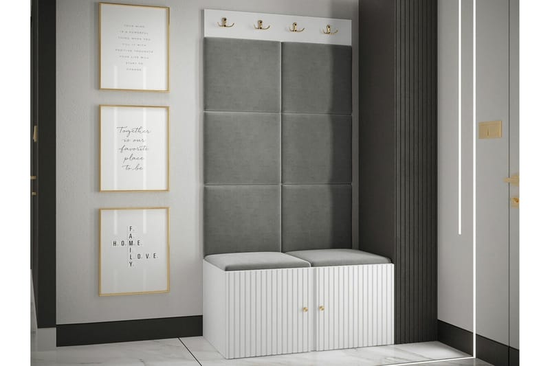 Dunvegan Highboard White - Säilytys - Kaappi - Säilytyskaappi