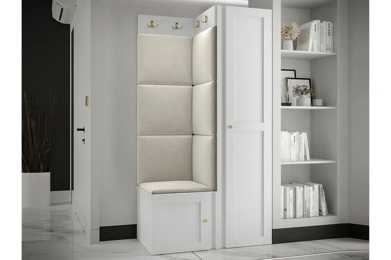 Dunvegan Highboard White - Säilytys - Kaappi - Säilytyskaappi