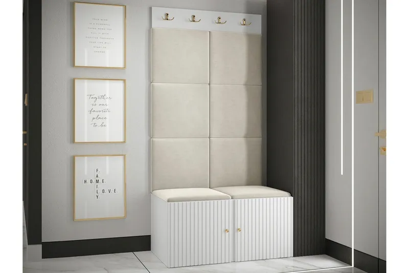 Dunvegan Highboard White - Säilytys - Kaappi - Säilytyskaappi