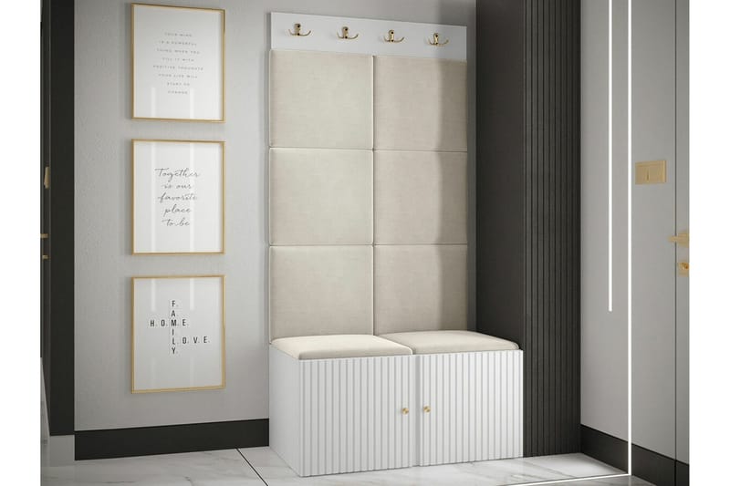 Dunvegan Highboard White - Säilytys - Kaappi - Säilytyskaappi