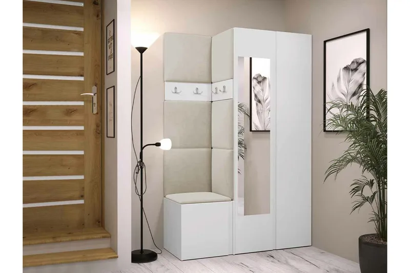 Dunvegan Highboard White - Säilytys - Kaappi - Säilytyskaappi