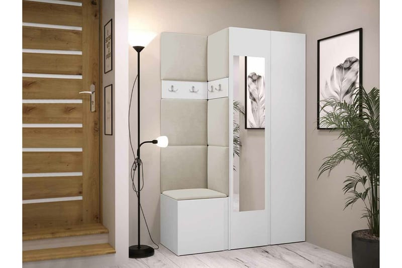 Dunvegan Highboard White - Säilytys - Kaappi - Säilytyskaappi