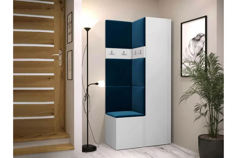 Dunvegan Highboard White - Säilytys - Kaappi - Säilytyskaappi