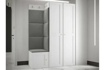 Dunvegan Highboard White - Säilytys - Kaappi - Säilytyskaappi