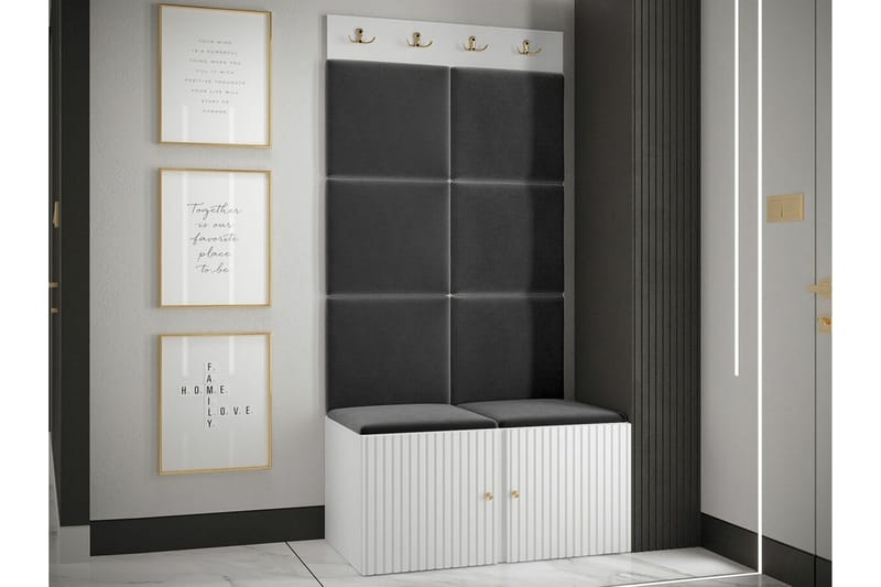 Dunvegan Highboard White - Säilytys - Kaappi - Säilytyskaappi