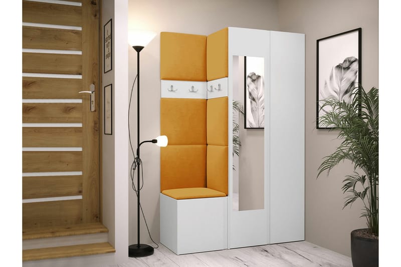 Dunvegan Highboard White - Säilytys - Kaappi - Säilytyskaappi