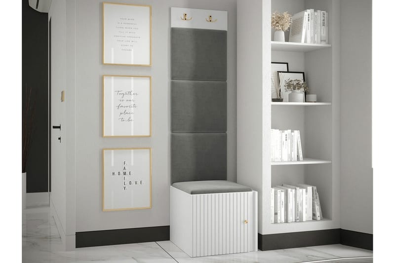 Dunvegan Highboard White - Säilytys - Kaappi - Säilytyskaappi