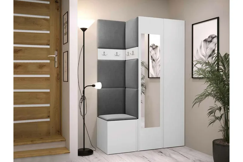 Dunvegan Highboard White - Säilytys - Kaappi - Säilytyskaappi