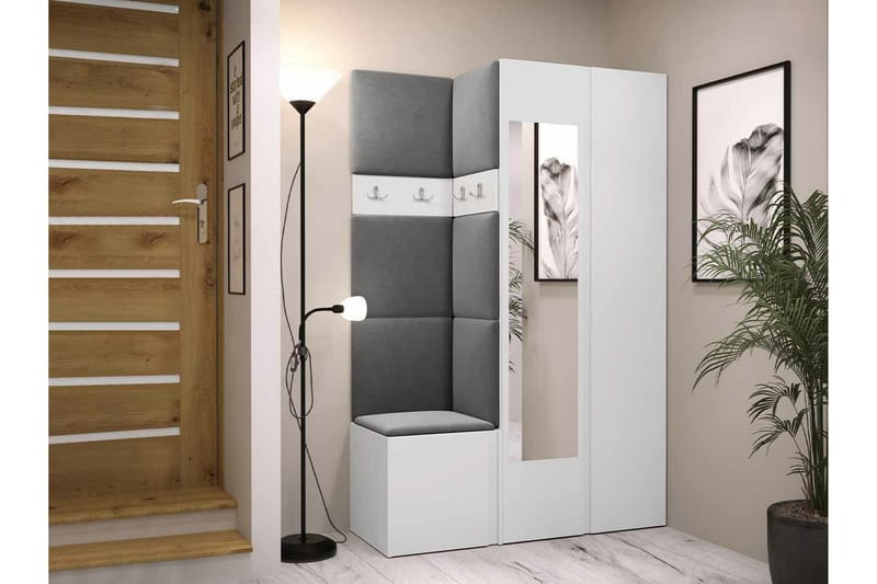 Dunvegan Highboard White - Säilytys - Kaappi - Säilytyskaappi