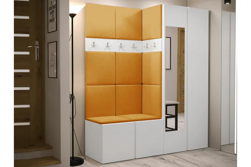 Dunvegan Highboard White - Säilytys - Kaappi - Säilytyskaappi